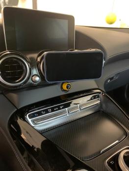 Preview: RS-Mount, fahrzeugspezifischer Handyhalter passend für Mercedes AMG GT 190 Baujahr 2014-2021, Made in Germany